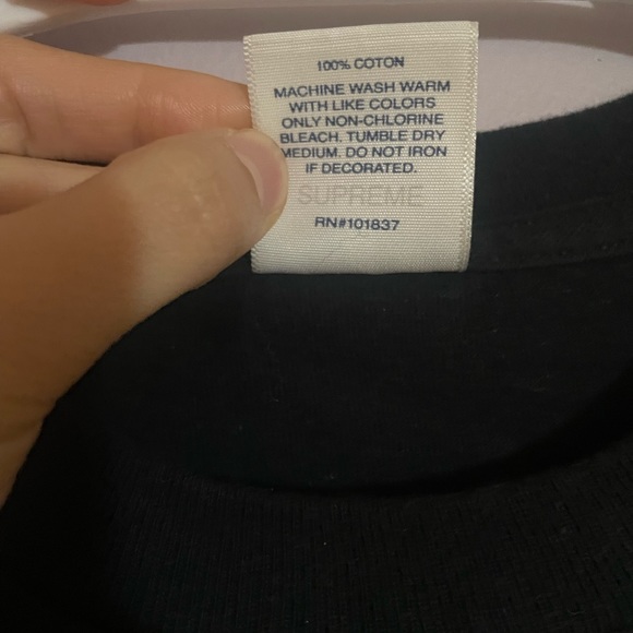 Authentic men’s supreme black dragon shirt sleeve t-shirt size L - Picture 4 of 6